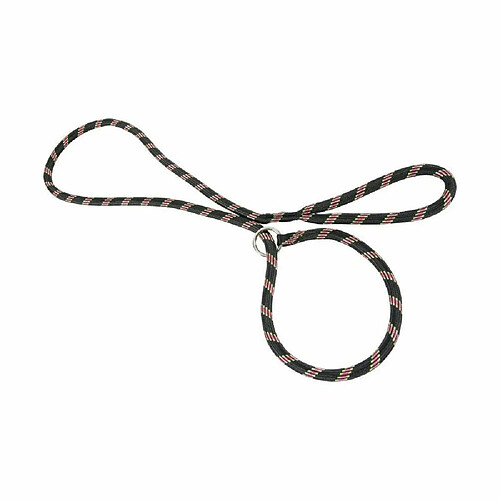 ZOLUX Laisse nylon corde lasso noire.