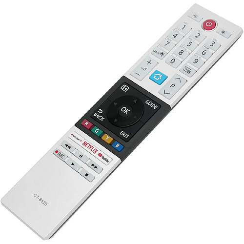 SANAG Ct-8528 Ct8528 Telecommande De Remplacement Compatible Avec Toshiba Full Hd Wlan Smart Tv 49L2863Dg 43L2863Dg 40L2863Dg 32L2863Dg 39L3863Dg 32L3863Dg 32D2863Dg 32W2863Dg 32D3863Dg 32W3864Dg