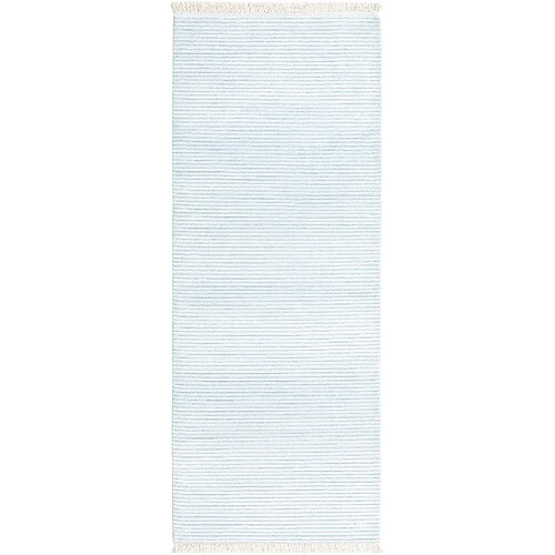 Vidal Tapis de couloir en laine 201x79 bleu Darya