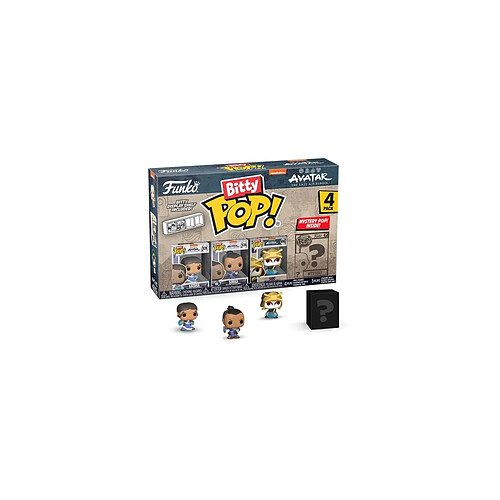 Funko Avatar, le dernier maître de l'air - Pack 4 figurines Bitty POP! Katara 2,5 cm