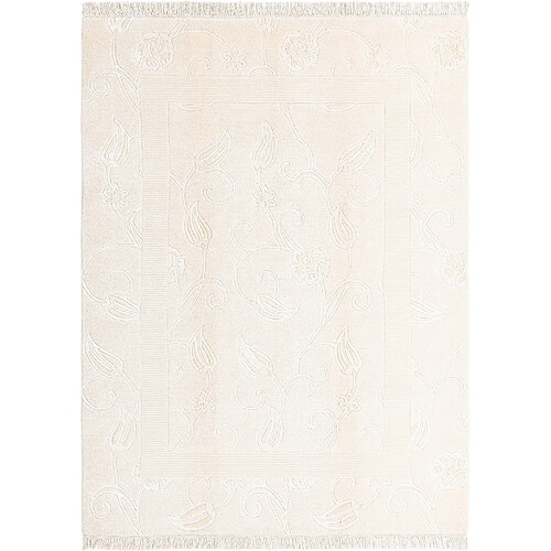 Vidal Tapis de laine 203x150 beige Darya