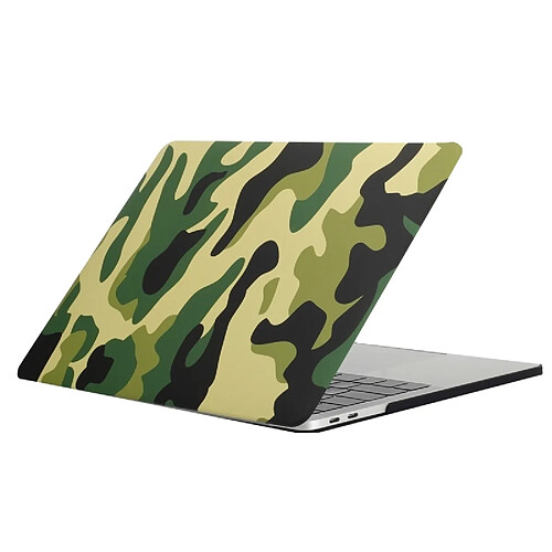 Wewoo Housse Étui vert pour 2016 Macbook Pro 13.3 pouce A1706 et A1708 Camouflage Motif Ordinateur Eau Stickers PC Cas de Protection