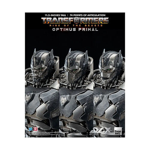 Threezero Transformers : Rise of the Beasts - Figurine 1/6 DLX Optimus Primal 28 cm