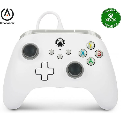 Manette filaire PowerA pour Xbox Series X|S - Blanc