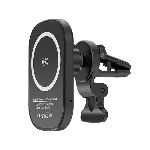 Cfsyls Chargeur magnétique sans fil de voiture pour macsafe iPhone 12 13 14 X pro