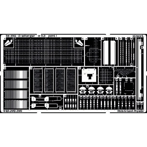 Challenger 1 Mk. III Fotoätzsatz - 1:35e - Eduard Accessories