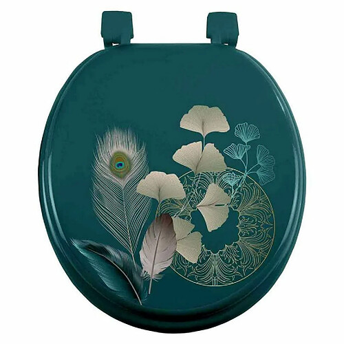 Paris Prix Abattant WC Imprimé Ginkoblue 47cm Vert