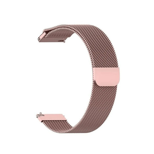 PHONECARE Bracelet Milanese Loop Fermoir Magnétique pour Samsung Galaxy Watch5 Pro LTE - Rose Claro