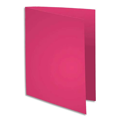 Exacompta Paquet de 100 sous-chemises FLASH 80 100% recyclé - 22x31cm - Fuchsia - Lot de 10