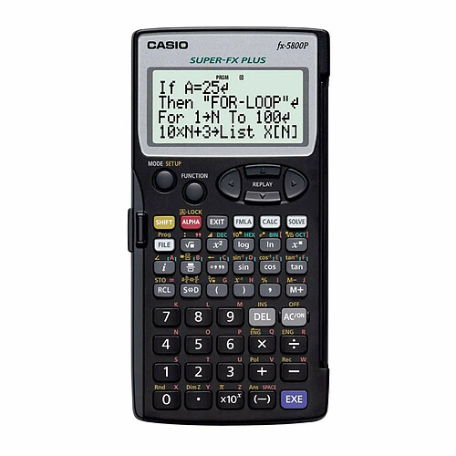 Calculatrice scientifique Casio FX-5800P-S-EH