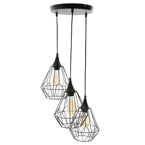 Atmosphera, Createur D'Interieur Suspension en métal filaire x 3 "Kaore" Atmosphera