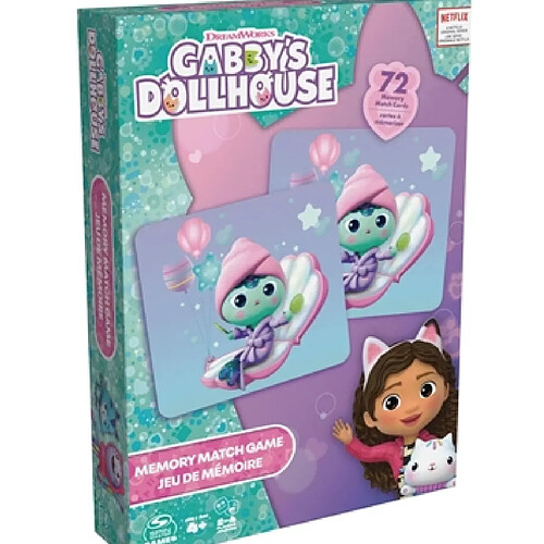 Spinmaster Memory Gabby s dollhouse officiel