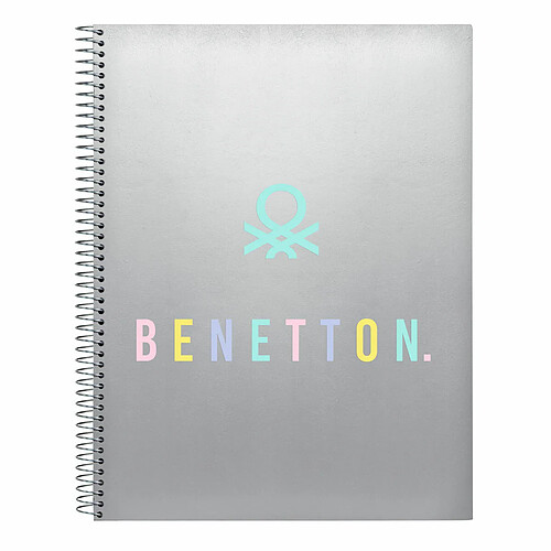 Carnet Benetton Silver Argenté A4 120 Volets