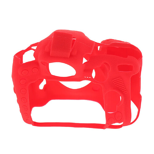 Coque de protection en silicone pour coque Nikon D500. rouge