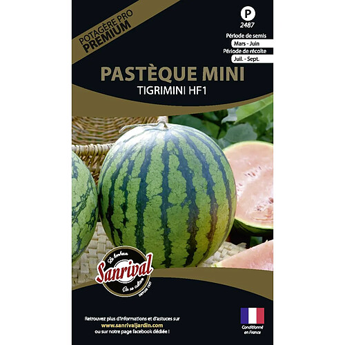 Sanrival Graines potagères premium pastèque mini tigrimini