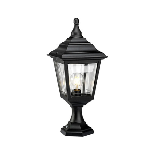 Elstead Lighting Lampe sur pied extérieur Kerry Noir