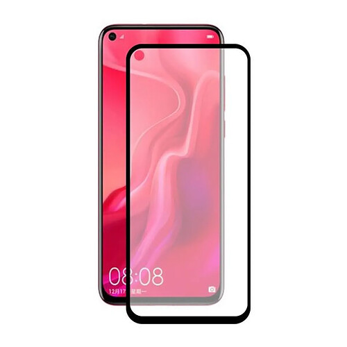 Totalcadeau Ecran de protection en Verre Trempé compatible Huawei Nova 4 Extreme 2.5D Noir - Protection vitre pas cher