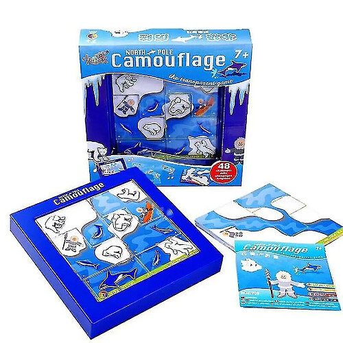 Universal Défi QI entrainement jeu intelligent ours polaire camouflage pensée enfant puzzle jouets