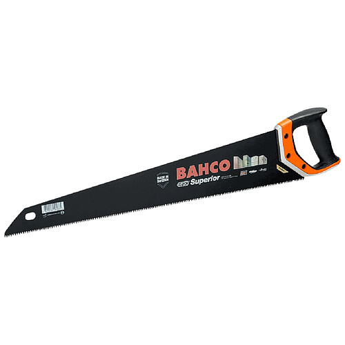 Bahco - Scie égoïne Superior ERGO™ 60 cm pour bois d'œuvre/humide/tanalisé - 2700-24-XT7-HP