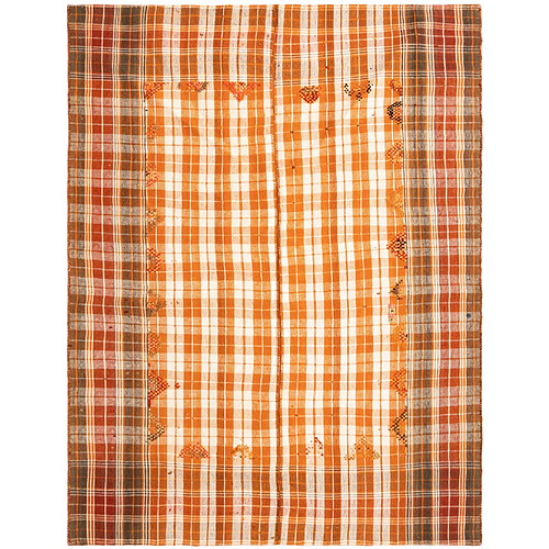 Vidal Tapis de laine 209x158 orange Jajim