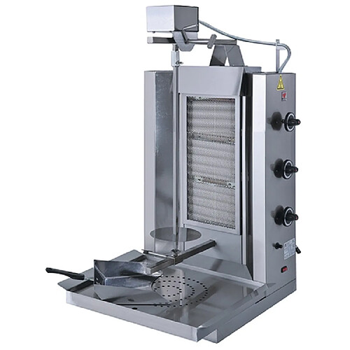 Gyros Grill à Gaz Professionnelle - 30 Kg - Mastro