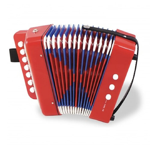 Vilac Accordeon en PVC 10 touches et 14 tons