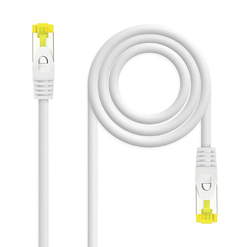 Câble réseau Nanocable blanc 2 M Cat6A