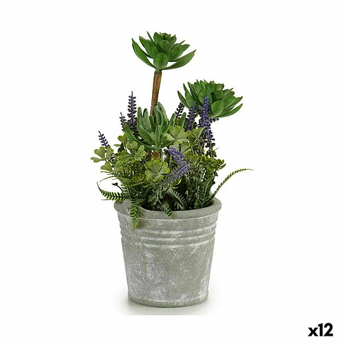 Ibergarden Plante décorative Fleurs Campagne Liège Plastique 10 x 25 x 10 cm (12 Unités)