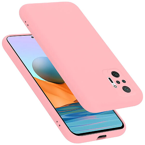 Cadorabo Coque Xiaomi RedMi NOTE 10 PRO Etui en Rose