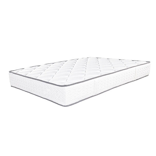 Visiodirect Matelas réversible ROMA, 140x190 cm, en mousse Memosoft100 à mémoire de forme et indépendance du couchage