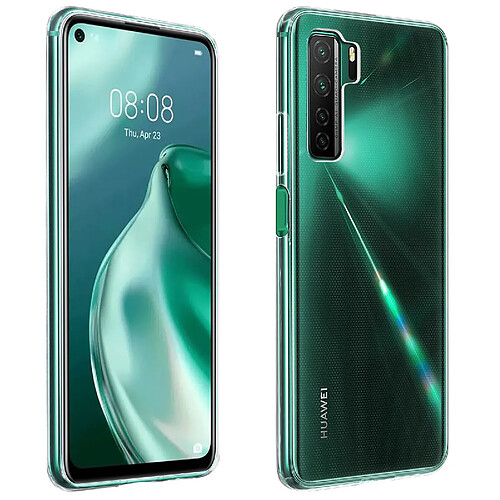 Avizar Coque Huawei P40 Lite 5G Protection Silicone Souple Ultra-Fin Transparent