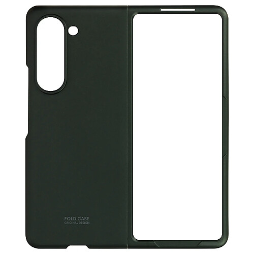 Avizar Coque pour Samsung Galaxy Z Fold 5 Polycarbonate Rigide Finition Mate Vert Foncé