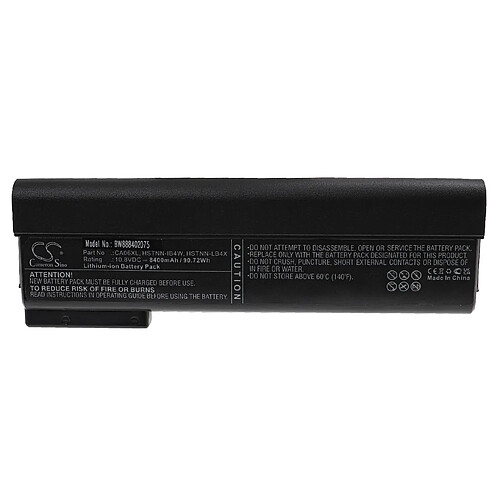 vhbw Batterie compatible avec HP ProBook 650 G1 (D9S34AV), 650 G1 (D9S35AV), 650 G1 (F4M01AW) ordinateur portable (8400mAh, 10,8V, Li-ion)