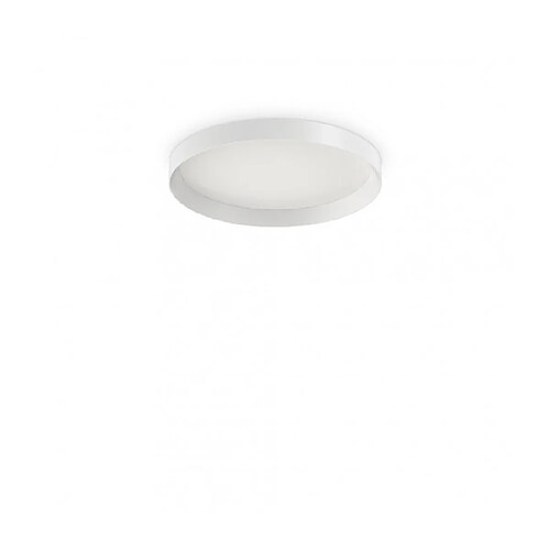 Ideal Lux Plafonnier LED intégré Fly Métal,aluminium,plastique blanc 1 ampoule 7cm