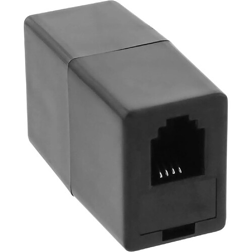 InLine 69999E RJ10 RJ10 Câble d?Interface/Adaptateur Prise Femelle (RJ10, RJ10, Beige)