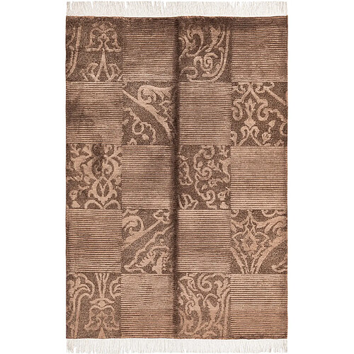 Vidal Tapis de laine 183x124 brun Darya