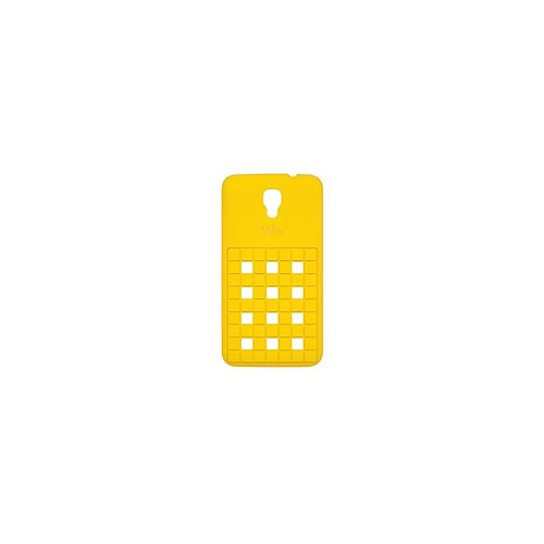 Coque Damier Wiko jaune pour Wiko Bloom