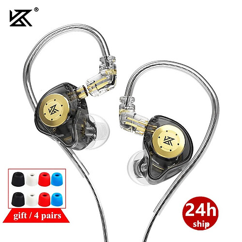 GUPBOO KZ EDX PRO casque dynamique HIFI musique sport écouteurs intra-auriculaires sport casque antibruit KZ EDXPRO DQ6 ZS10PRO MT1