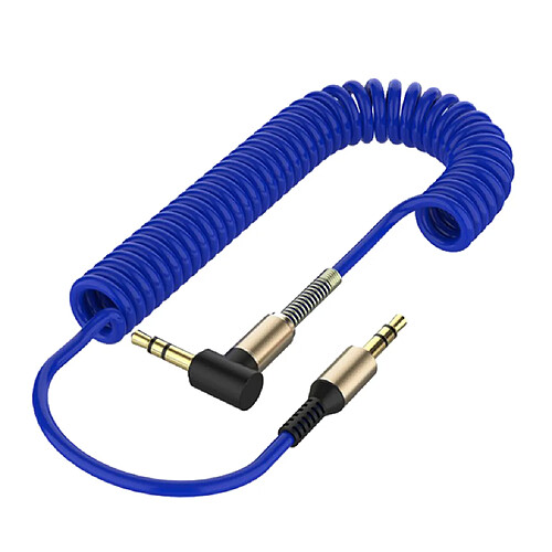 Audio 3.5mm à Jack Cable Car Aux Stereo pour iPhone haut-parleur bleu