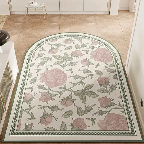 LUUCOZK Tapis de porte d'entrée antidérapants pour entrée intérieure - Motif vertical 10-120x160cm