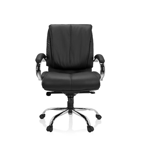 Siège de bureau / fauteuil de direction XXL H 100 tissu noir hjh OFFICE