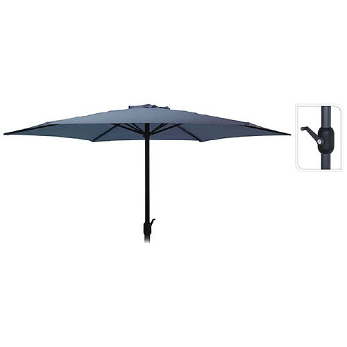 ProGarden Parasol de jardin Monica 270 cm bleu foncé