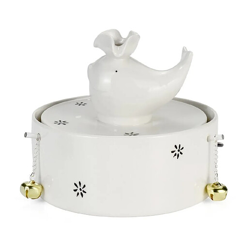 Universal Mignonne céramique automatique pour animaux de compagnie fontaine d'eau potable machine à eau pour chiens boisson pour chiens et chats bol d'alimentation pour chats