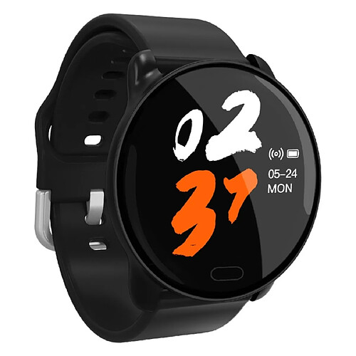 Wewoo Bracelet connecté Smartwatch avec de montre en TPU K9 de 1,22 poucerappel d'appel / surveillance de la fréquence cardiaque / de la pression artérielle / du sommeil / de l'oxygène dans le sang noir