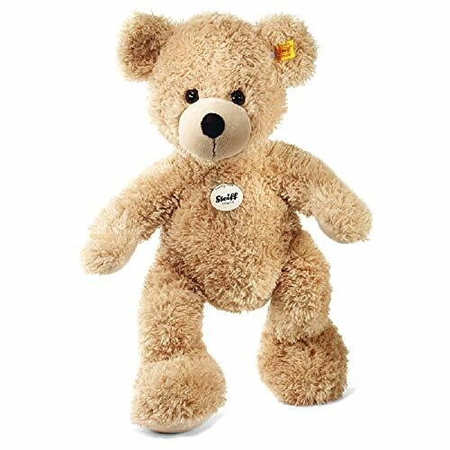 Steiff USA Beige Fynn Teddy Bear en peluche A collectionner, 15,75 x 10,6 x 5,5 - Artisanat fait A la main (111679)