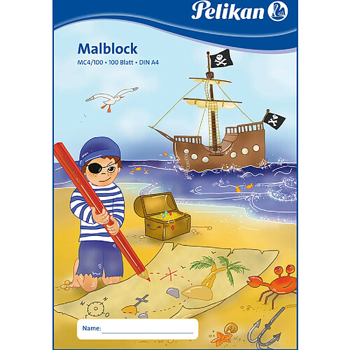 Pelikan Bloc à dessin MC 4/100, A4, 70 g/m2, 100 feuilles ()