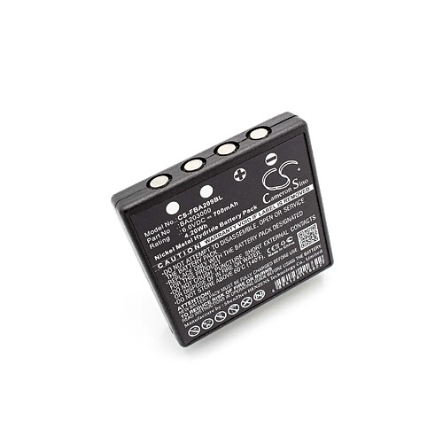 vhbw Batterie NiMH 700mAh (6V) pour télécommande Remote Control comme HBC 005-01-00615, FuB05AA, FuB05XL, FuB5AA, Fub9NM, PM237745002