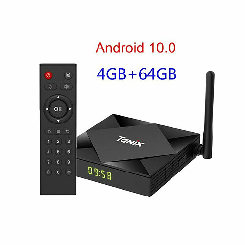 Tx6S Tv Box H616 Quad-Core Android 10.0 Wifi Allwinner Smart Tv Box 4 Prise 64G_Au