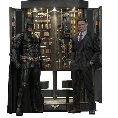 Hot Toys MMS750 - DC Comics - Batman : The Dark Knight - Batman Armory & Bruce Wayne