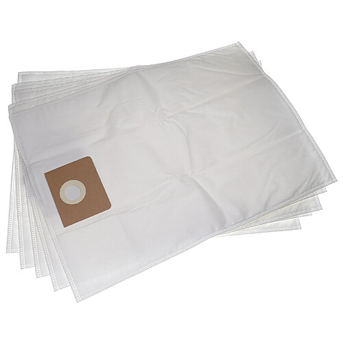 vhbw 5x Sacs remplacement pour Kärcher 6.907-480.0 pour aspirateur - microfibres non tissées, 36,5cm x 25cm blanc